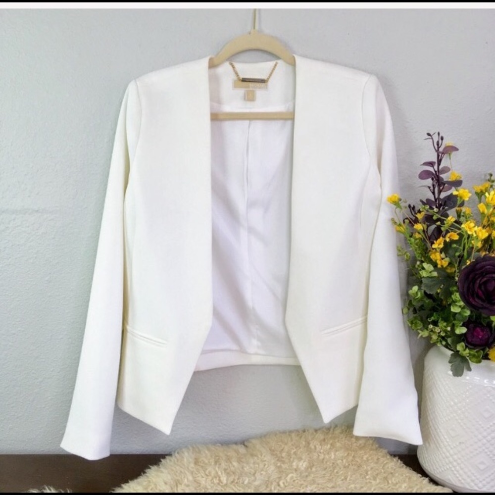 Michael by Michael Kors modern cut open blazer